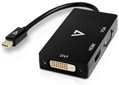 V7 Adaptador Mini-DisplayPort (m) a VGA, HDMI o DVI (h)