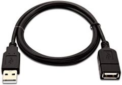 V7 Cable alargador USB M/H de 1 m - Color negro