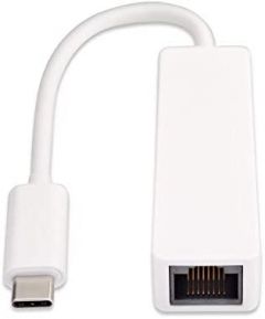 V7 Adaptador USB-C (m) a Ethernet (h) color blanco