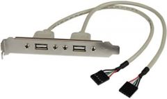 StarTech.com Adaptador de Placa USB A Hembra de 2 puertos
