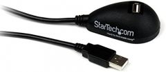 StarTech.com Cable de 1,5m de Extensión Alargador USB 2.0 de Sobremesa - Macho a Hembra USB A