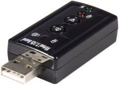 StarTech.com Tarjeta de Sonido 7,1 Virtual USB Externa Adaptador Conversor