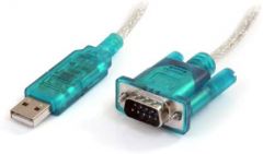 StarTech.com Cable Adaptador 0,9m USB a Puerto Serie Serial RS232 DB9 PC Mac Linux