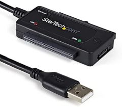StarTech.com Adaptador Combo SATA IDE a USB 2.0 para Disco Duro y SSD con Alimentación - SATA - IDE - LP4 - USB A