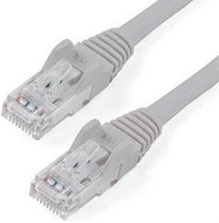 StarTech.com Cable de 1m Gris de Red Gigabit Cat6 Ethernet RJ45 sin Enganche - Snagless