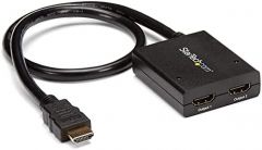 StarTech.com Multiplicador de Vídeo HDMI de 2 Puertos - Splitter HDMI 4k 30Hz de 2x1 Alimentado por USB