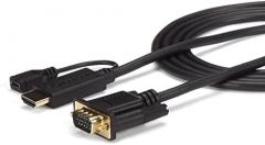 StarTech.com Cable de 1,8m Conversor Activo HDMI a VGA - Adaptador 1920x1200 1080p