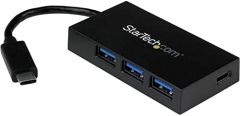 StarTech.com Concentrador USB 3.0 (5Gbps) de 4 Puertos - USB-C a 1x USB-C y 3x USB-A