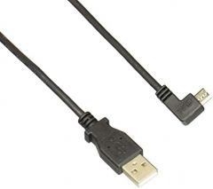 StarTech.com Cable de 1m Micro USB con conector acodado a la izquierda - Cable de Carga y Sincronización