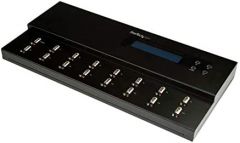StarTech.com Clonador Autónomo 1:15 para Memorias USB - Copiador de Unidades de Memoria USB - Copia Sector por Sector de Sistema y Ficheros - 1,5 GB/min - Borrado de 3 Pasos - Pantalla LCD