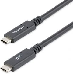 StarTech.com Cable de 1,8m USB-C a USB-C - PD de 5A - USB TipoC - Certificado para Funcionar con Chromebook - USB-IF - M a M - Cable de Carga USB C - Cable USB Tipo C - PD 3.0 de 100W - USB 3.0 (5Gbps)