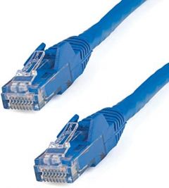 StarTech.com Cable de 1,5m Cat6 Ethernet de Red Azul - RJ45 sin Enganches - 24AWG