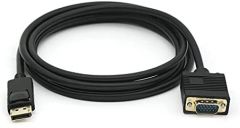 Equip 119338 adaptador de cable de vídeo 2 m VGA (D-Sub) DisplayPort Negro