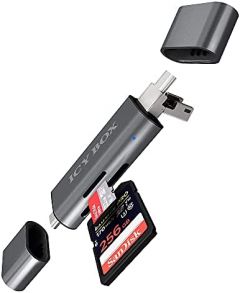 ICY BOX IB-CR200-C lector de tarjeta USB 2.0 Negro