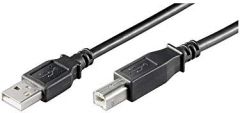 Goobay 68902 cable USB 5 m USB 2.0 USB A USB B Negro