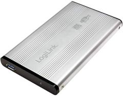 LogiLink UA0106A- External USB 3.0 recinto de Disco Duro (2.5", SATA, Aluminio) Plata