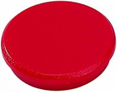 Dahle 95524 pack de 10 imanes para pizarra blanca - diametro de 24mm - color rojo