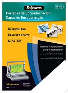 Fellowes Portadas Polipropileno A4 700 Micras Transparente Pack 50 Uds