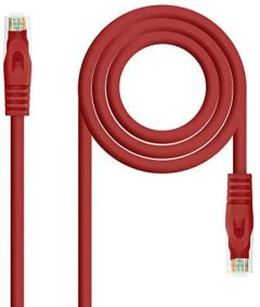 Nanocable Cable de red latiguillo RJ45 LSZH Cat.6A UTP AWG24, Amarillo, 1.0m