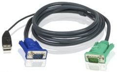 ATEN Cable KVM USB con SPHD 3 en 1 de 1,2 m