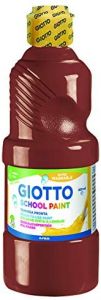 Giotto Témpera Escolar 500 ml Botella Marrón