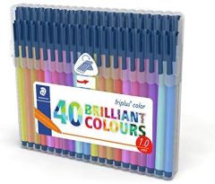 Staedtler Triplus Color 323 rotulador Fino Multicolor 40 pieza(s)