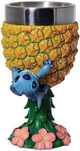 Enesco Disney Showcase Stitch - Figura de cáliz de piña (7.09 pulgadas)