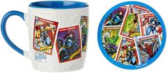 Marvel Avengers retro taza y Coaster Conjunto de regalo de estaño
