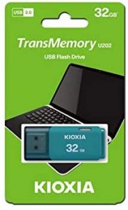 Kioxia TransMemory U202 unidad flash USB 32 GB USB tipo A 2.0 Azul