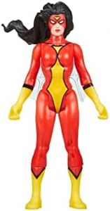 Hasbro - Marvel Legends Series - Figura de Spiderwoman de 9,5 cm - Colección Retro 375