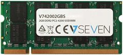 V7 2GB DDR2 PC2-4200 533Mhz SO DIMM Notebook módulo de memoria - V742002GBS