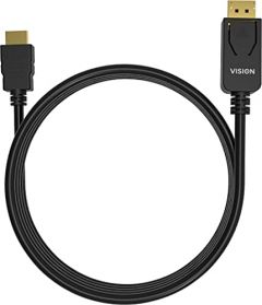 Vision TC 1MDPHDMI/BL adaptador de cable de vídeo 1 m DisplayPort HDMI tipo A (Estándar) Negro