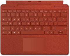 Microsoft Surface Pro Signature Keyboard Rojo Microsoft Cover port QWERTY Español