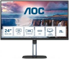 AOC V5 24V5CE/BK pantalla para PC 60,5 cm (23.8") 1920 x 1080 Pixeles Full HD LED Negro