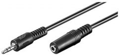 Ewent EC1652 cable de audio 5 m 3,5mm Negro