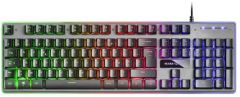 Mars Gaming MK220FR Teclado Gaming H-Mech FRGB Rainbow y Halo Antighosting Idioma Francés