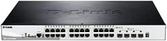 Switch semigestionable d-link stackable dgs-1510-28xmp/e 24p giga poe (370w)+ 4p 10g sfp+