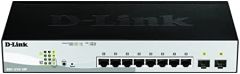 D-Link DGS-1210-10P Gestionado L2 Gigabit Ethernet (10/100/1000) Energía sobre Ethernet (PoE) 1U Negro