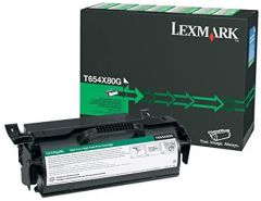 Lexmark T654X80G cartucho de tóner 1 pieza(s) Original Negro