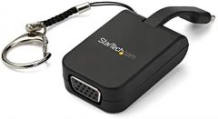 StarTech.com Adaptador Portátil USB-C a VGA con Llavero de Conexión Rápida