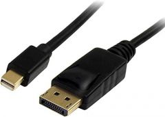 StarTech.com Cable de 2m Mini DisplayPort a DisplayPort 1.2 - Cable Adaptador Mini DisplayPort a DisplayPort 4K x 2K UHD - Cable para Monitor Mini DP a DP