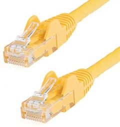 StarTech.com Cable de 2m Amarillo de Red Gigabit Cat6 Ethernet RJ45 sin Enganche - Snagless