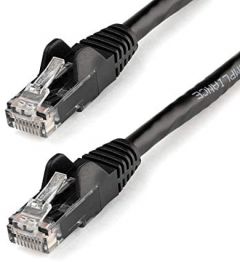StarTech.com Cable de Red Ethernet Snagless Sin Enganches Cat 6 Cat6 Gigabit 7m - Negro