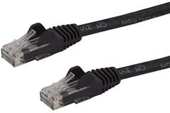 StarTech.com Cable de Red Cat6 con Conectores Snagless RJ45 - 30,4m Negro