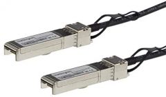 StarTech.com Cable de 1m Twinax Direct Attach SFP+ a SFP+ - 10G Compatible con MSA sin Codificar - DAC de Cobre SFP+ de 10 GbE - Módulo Transceptor Pasivo de Bajo Poder de 10 Gbps
