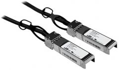 StarTech.com Cable de 1m Twinax Direct Attach SFP+ a SFP+ - 10G Compatible con Cisco SFP-H10GB-CU1M - DAC de Cobre SFP+ 10GbE - DAC Pasivo de Bajo Poder 10Gbps Firepower ASR920 ASR9000