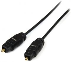 StarTech.com Cable 4,5m TosLink Audio Digital Óptico SPDIF Delgado - Negro