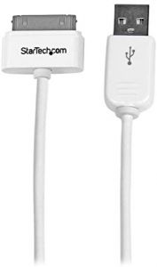 StarTech.com Cable Cargador 1m Conector Dock Connector 30 Pines de Apple a USB 2.0 iPod, iPhone y iPad USB A