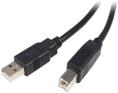 StarTech.com Cable USB de 5m para Impresora - 1x USB A Macho - 1x USB B Macho - Adaptador Negro