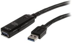 StarTech.com Cable Extensor Alargador USB 3.0 SuperSpeed Activo de 3m - USB A Macho a Hembra - Negro